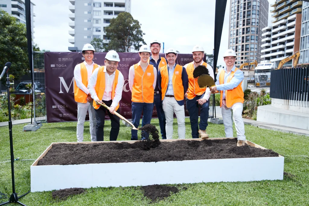 TOGA Team at the Macquarie Rise Groundbreaking Event
