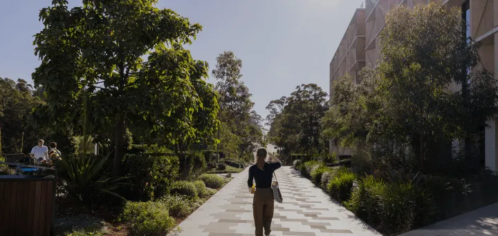 Landscaped Walkway at Macquarie Rise
