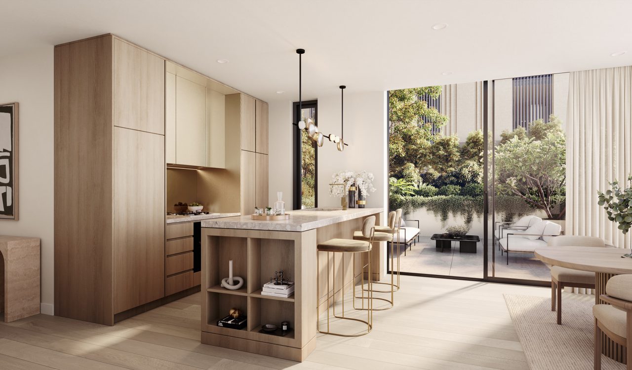 1 bedroom kitchen light img